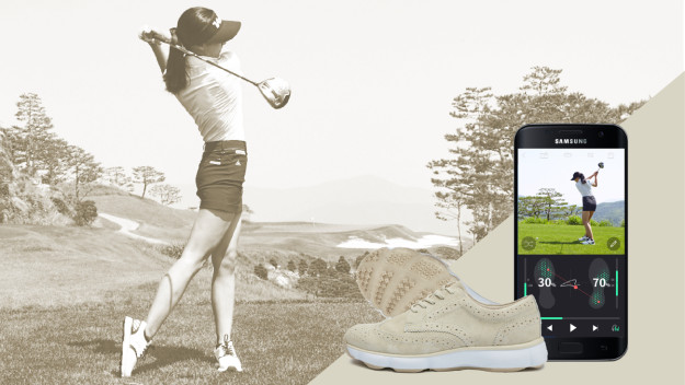 Samsung spin off Iofit launches smart shoes for golfers on Kickstarter
