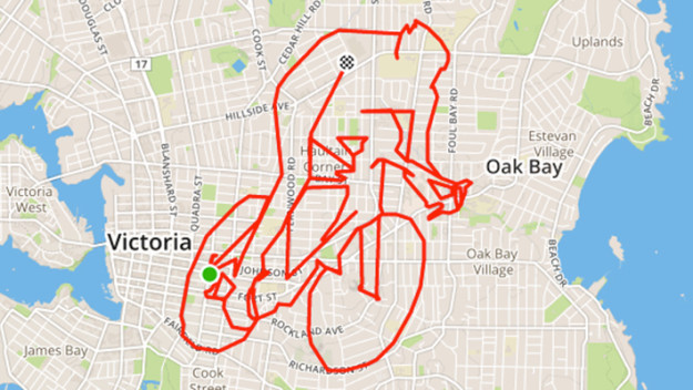 The most impressive Strava GPS drawings we've seen so far