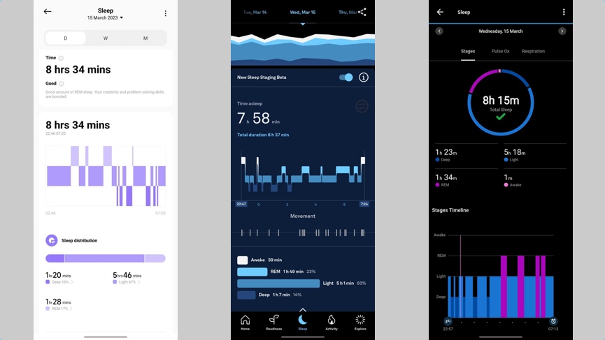 Xiaomi Watch S1 Pro GPS sleep tracking example