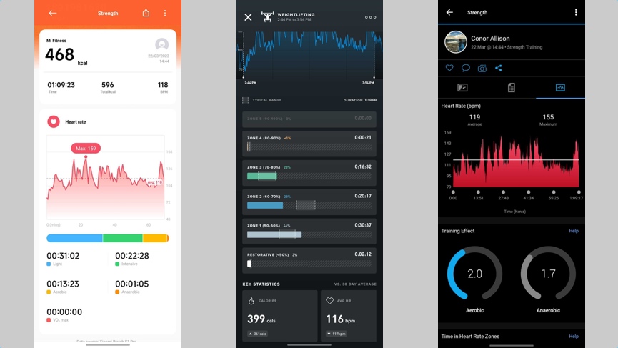 Xiaomi Watch S1 Pro sports modes tracking