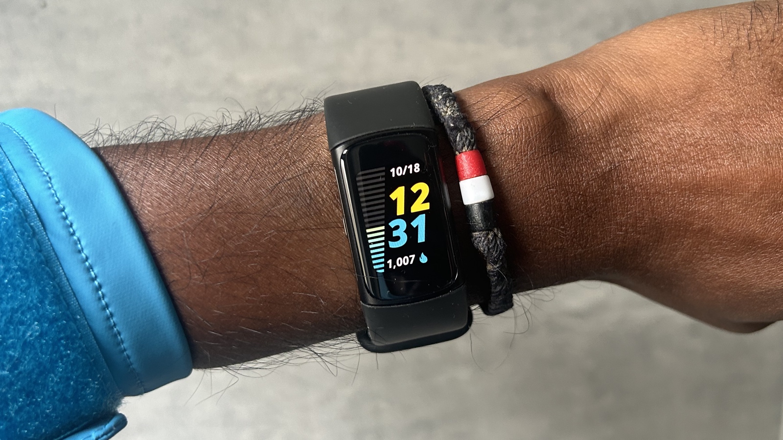 Fitbit Charge 6  on wrist