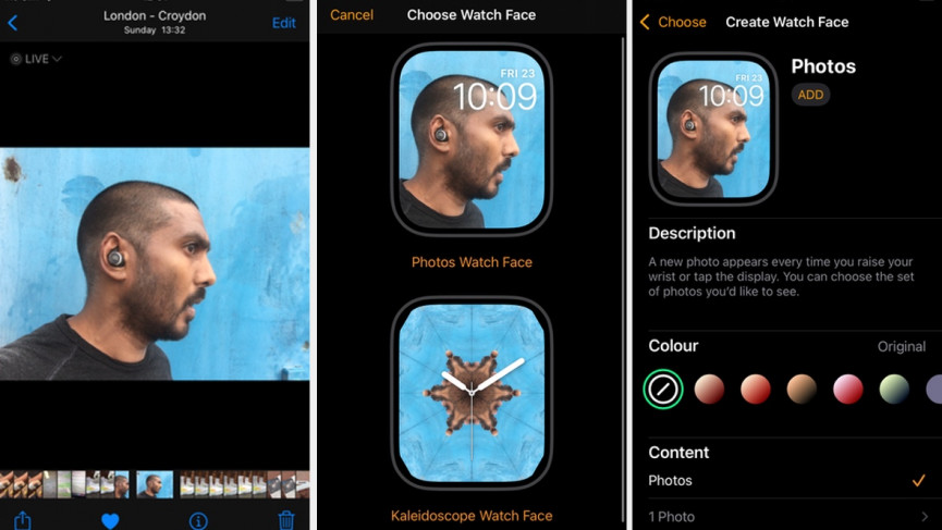 How to use your own photos as an Apple Watch face: Portraits and Photos backgrounds explained